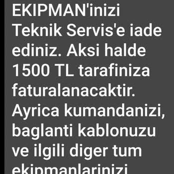Digiturk İptali (yıkılan Evden Ekipman Talepleri)