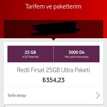Vodafone Tarife Yanıltmacası Ve Sonradan Artırılan Tutar