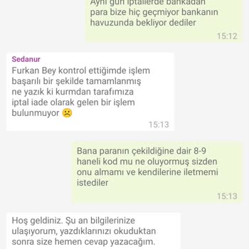 Trendyol Yemek Trendyol Sipariş İptali Ve Ücret İadesinin Yapılmaması
