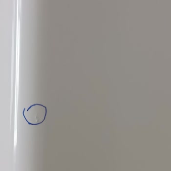 Vestel Buzdolabı Boyası Kazınmış Spreyle Boyanmış