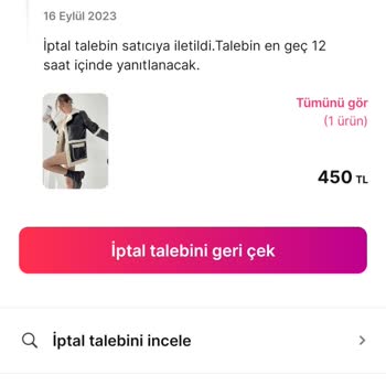 Gardrops Satıcı Ürünüyle İlgisiz