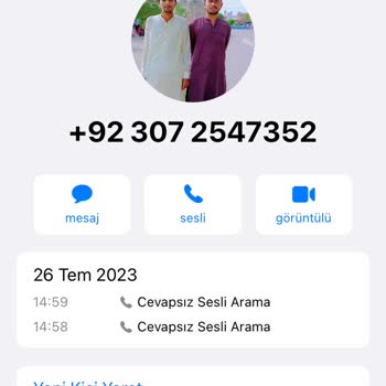 WhatsApp Yabancı Numaralardan Gelen Çağrılar