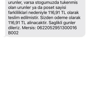 Migros Sanal Market Para İadesi