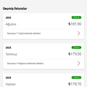 Vodafone Haksız Kazanç, Talebimin Gerçekleştirilmemesi