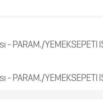 Yemeksepeti Ücret İki Kez Çekildi
