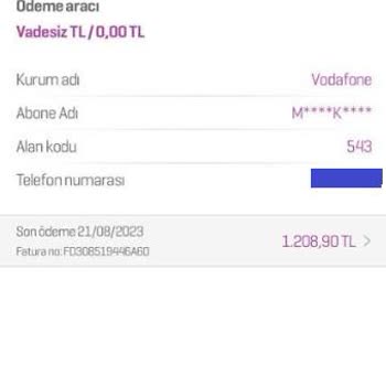 Vodafone - Vefat Nedeni İle Hat Devri Sonrası Cayma Bedeli Ödedim