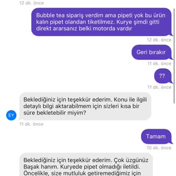 Getir Canlı Yardım Hiçbir İşe Yaramıyor.