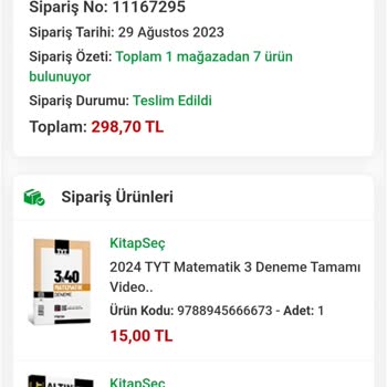 Kitap Seç İade Politikası Kargo Sorunu