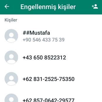 WhatsApp Yabancı Ülke Kodlarıyla Gelen Mesajlar