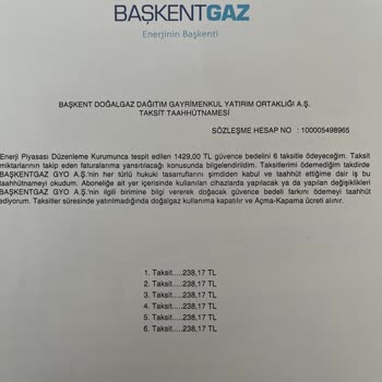 Başkent Gaz Dağıtım Aboneliğimi İptal Etti