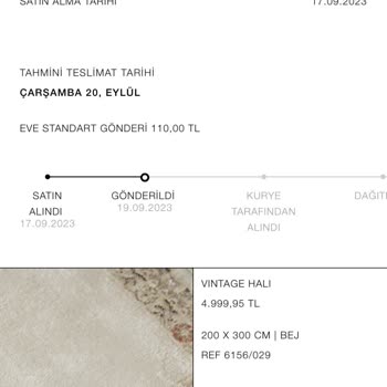 Zara.com Kargo Mağduriyeti