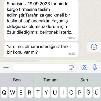Zara.com Kargo Mağduriyeti