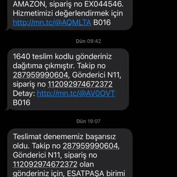 MNG Kargo Esatpaşa Şubesi Evime Kargomu Getirmiyor, 2 Ürün İade Oldu