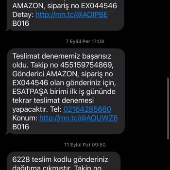 MNG Kargo Esatpaşa Şubesi Evime Kargomu Getirmiyor, 2 Ürün İade Oldu
