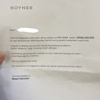 Sunglasshut Rayban Gözlük Sap Lekeleri Ve Çerçeve Göçüğü