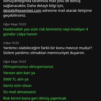 Exxenbet215 Hesabımdaki Parayı Çektirmiyorlar