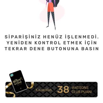 Watsons Sistemsel Sipariş İptali!