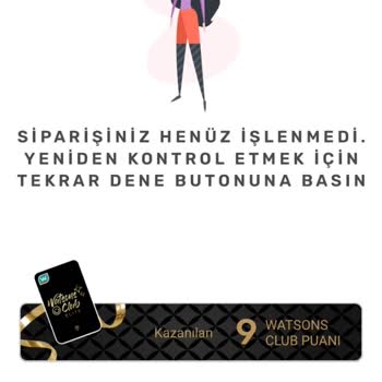 Watsons Sistemsel Sipariş İptali!