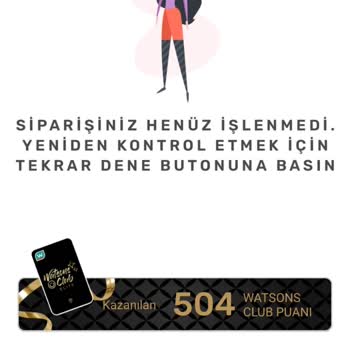 Watsons Sistemsel Sipariş İptali!