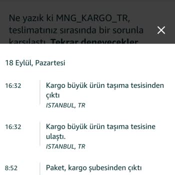 MNG Kargo Pişmanlıktır! Kargom 3 Gündür Teslim Edilmiyor.