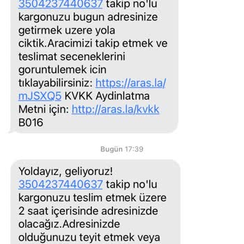 Aras Kargo İl İçinde Ki Kargoyu 9 Saatte Teslim Edemedi
