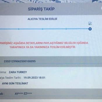 Hoopkapıda Zara Online Siparişi Teslim Edilmedi