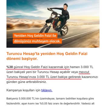 ING Bank Hoş Geldin Faizinin Verilmemesi