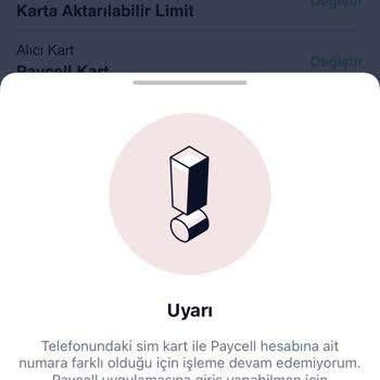 Paycell Limiti Kullanamama Sim Kart Hatası