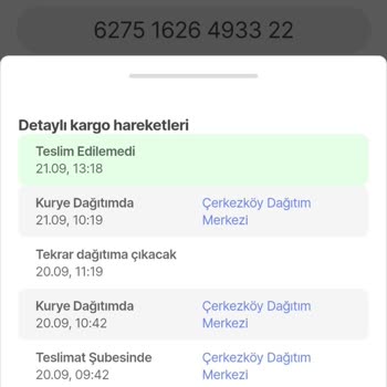 hepsiJET Eşya Elime Gelmedi İade Denildi