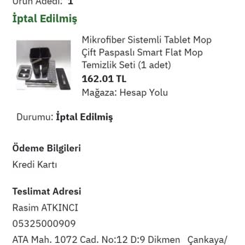 PttAVM Ürünün Fiyatı Arttığı İçin Bana Satılan Ürünü İptal Ettim