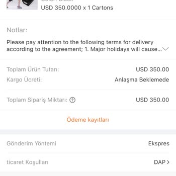 Alibaba Para İademi Yapmıyor