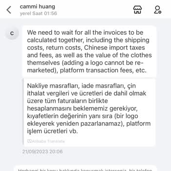 Alibaba Para İademi Yapmıyor