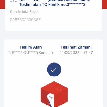 Aras Kargo Almadığım Kargoyu Sahte T. C. Yazıp Teslim Edildi Mesaj Attı
