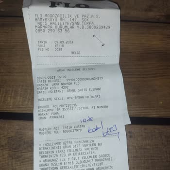 FLO Ayakkabı FLO İade Değişim Saçmalığı