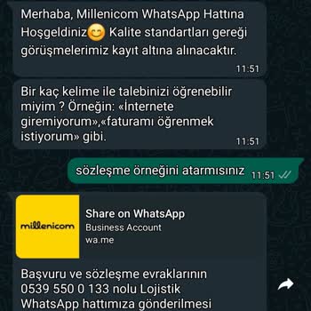 Millenicom Abonelik Başvuru İptali