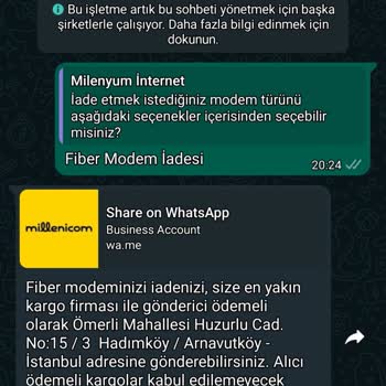 Millenicom Abonelik Başvuru İptali