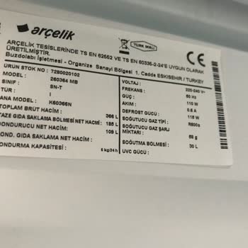 Arçelik Raf Malzeme Kalitesi