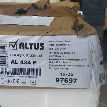 Altus Ve Epttavm Bulaşık Makinesi