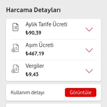 Vodafone İnternet Asim Ücreti