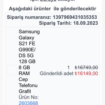 A101 Onaylanan Siparişin İptal İşlemini Yapmayım Kargoluyor