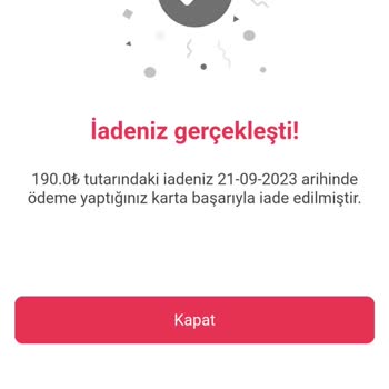 Popeyes Param Geri Ödenmedi