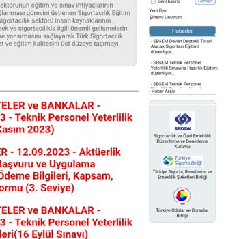 Segem Sisteme Giriş Hatası Veriyor