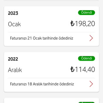 Vodafone Fahiş Fatura Bedeli Tarife İçeriğindeki Paketin Verilmemesi