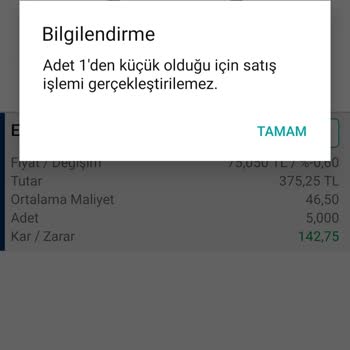 Garanti BBVA Yatırım Hisse Satış Sorunu