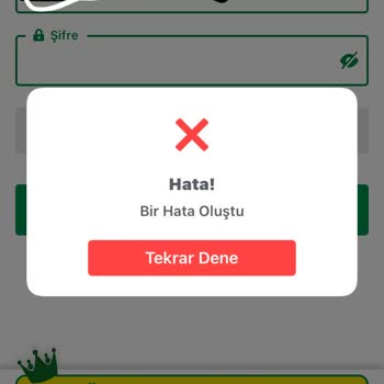 İddaa Hesabıma Giremiyorum Hata Veriyor