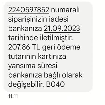 Trendyol Siparişimi Bilgim Ve Onayım Dışında İade Etmiştir.