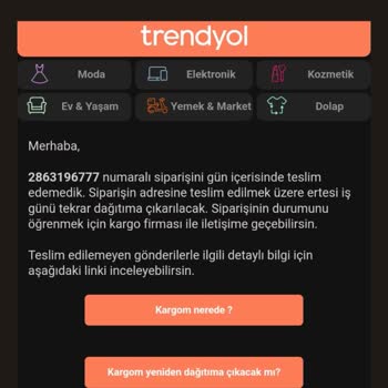 Sürat Kargo Siparişim Teslim Edilmiyor