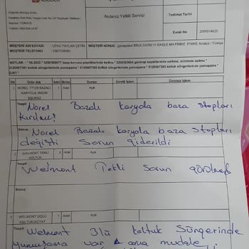 Kelebek Mobilya Garantili Ürünlerimin Ve Servis Hataları
