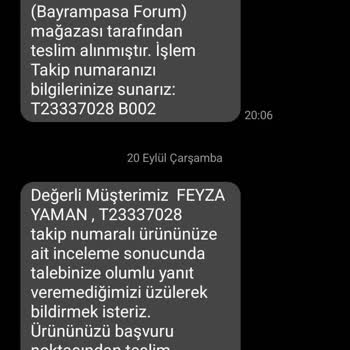 adidas Ayakkabımın İncelenmesinin Olumsuz Olması