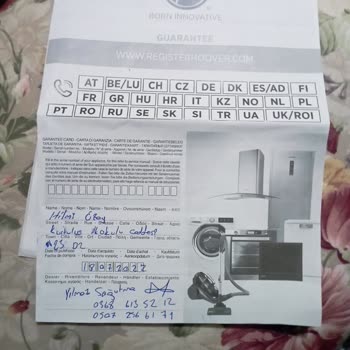 Hoover Çamaşır Makinem E08 Hatası Veriyor Ve Muhatap Bulamıyorum